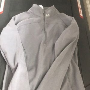 Gray quarter zip